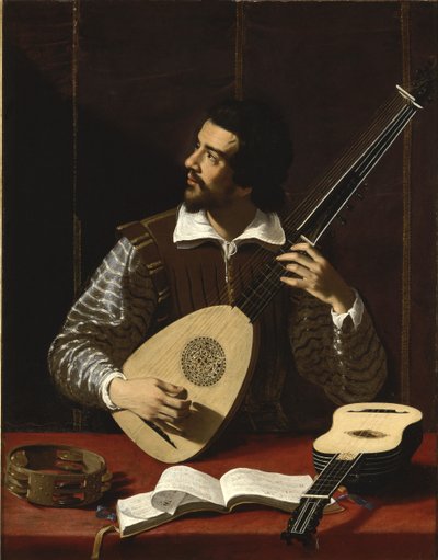 Le Joueur de théorbe - Antiveduto Gramatica