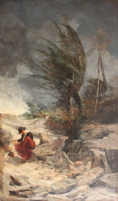 Tempête de vent, Venise - Antonio Parreiras