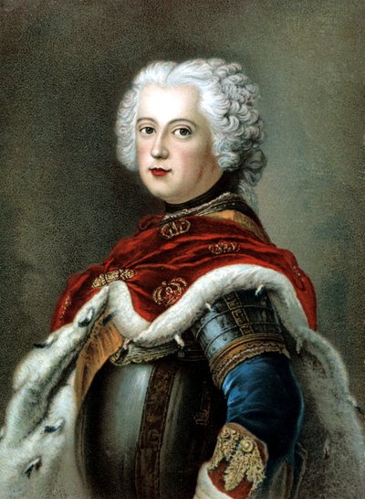 Frédéric II le Grand, roi de Prusse - Antoine (after) Pesne