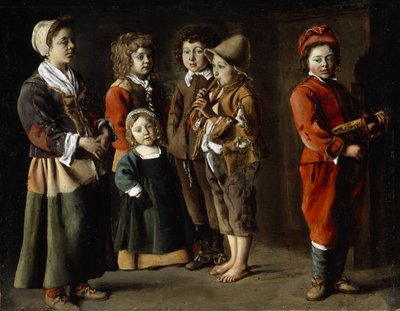 Enfants paysans, vers 1630-40 - Antoine (attr. to) Le Nain