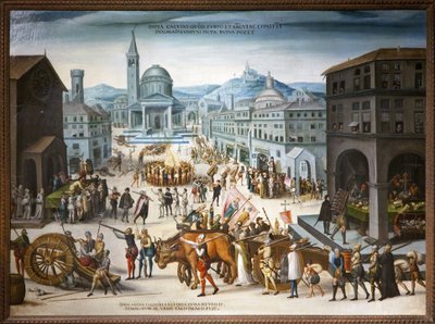 Saccage de Lyon par les calvinistes en 1562. Actes iconoclastes protestants contre le culte des images religieuses de l
