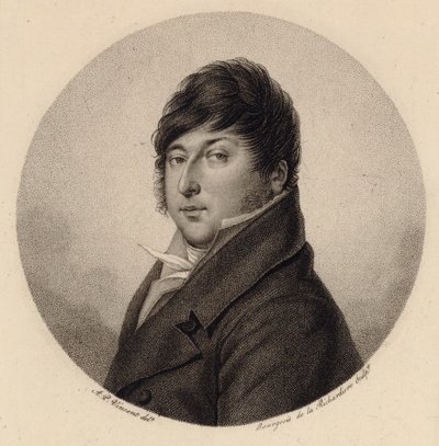 Portrait du compositeur Rodolphe Kreutzer - Antoine Achille Bourgeois de La Richardiere