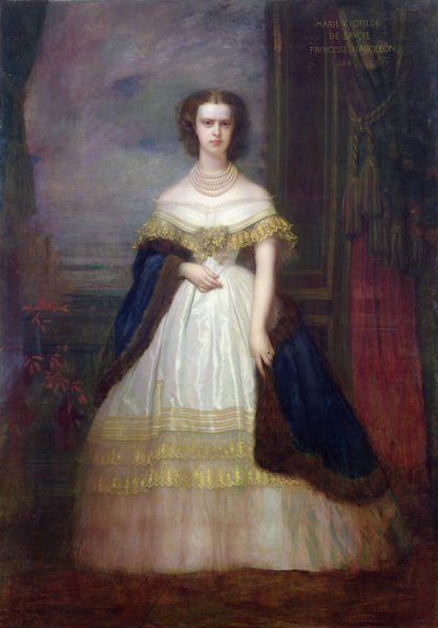 Marie-Clotilde Thérèse Louise (1843-1911) Princesse de Savoie, 1860 - Antoine Auguste Ernest Herbert or Hebert