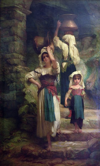 Femmes de Cervara, 1858 - Antoine Auguste Ernest Herbert or Hebert