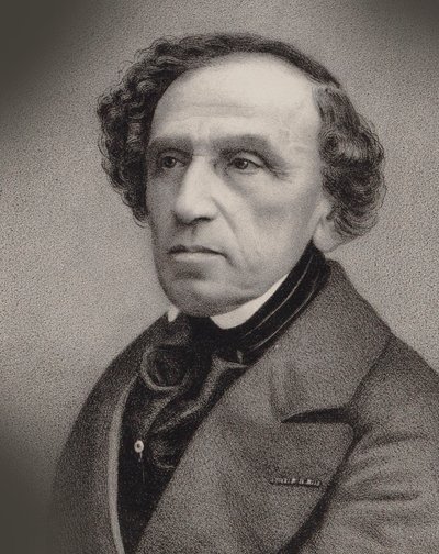 Portrait du compositeur Giacomo Meyerbeer 1791-1864, 1860 - Antoine Barbizet