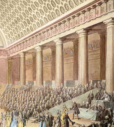 Révolution française : Don de bijoux fait par des artistes dames à l