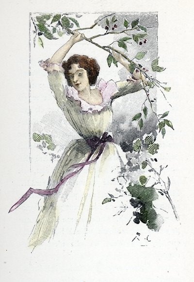 Portrait de la jeune Caroline de Colombier, vers 1785 (gravure) - Antoine Calbet