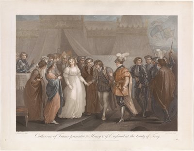 Catherine de Valois et le roi Henri V d