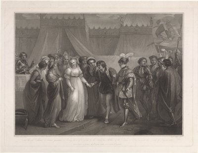 Catherine de Valois et le roi Henri V d