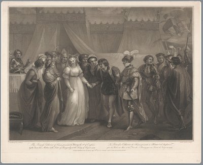 Catherine de Valois et le roi Henri V d