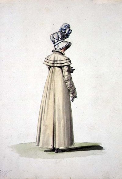 Femme élégante avec un bonnet, illustration de 