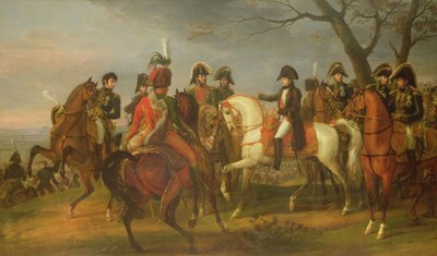 Napoléon donnant des ordres avant la bataille d