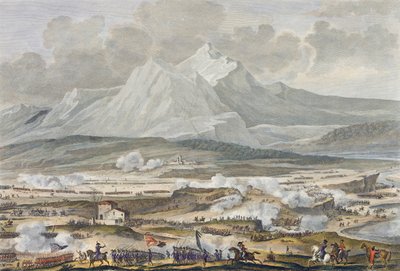 La bataille de Rivoli, 25 et 26 Nivôse, An 5 (janvier 1797) gravée par Jean Duplessi-Bertaux (1747-1819) - Antoine Charles Horace Vernet