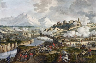 La bataille de Roveredo, 18 Fructidor, An 4 (septembre 1796) gravée par Jean Duplessi-Bertaux (1747-1819) - Antoine Charles Horace Vernet