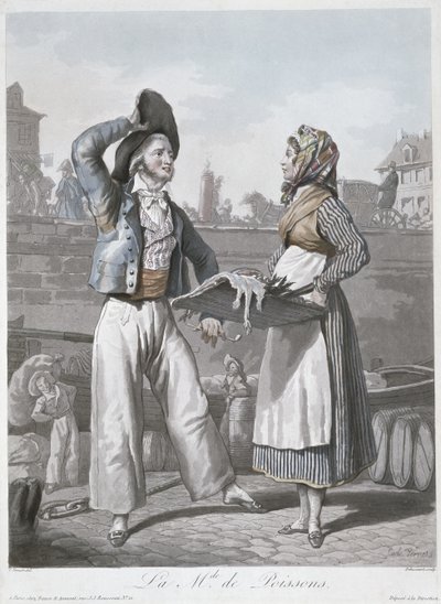 Le Vendeur de poissons - Antoine Charles Horace Vernet