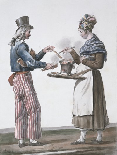 Le vendeur de saucisses - Antoine Charles Horace Vernet
