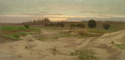 La fosse de Marl à Mulcent : Soir, après 1857 - Antoine Chintreuil