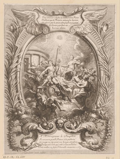 Allégorie de la gloire du Dauphin - Antoine Coypel