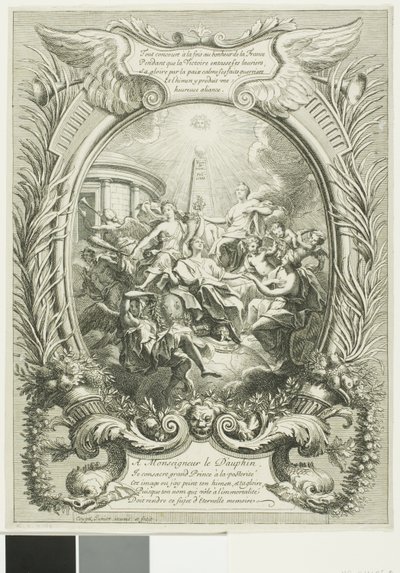 Allégorie de la gloire du Dauphin - Antoine Coypel