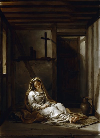 Sainte Thaïs dans sa cellule - Antoine Coypel