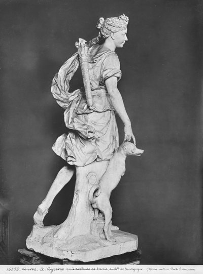 Marie-Adélaïde de Savoie, Duchesse de Bourgogne, en Diane chasseresse, 1709 - Antoine Coysevox