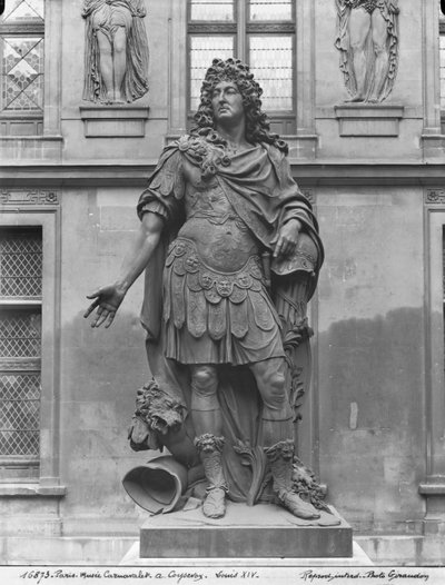 Statue de Louis XIV (1638-1715), cour d