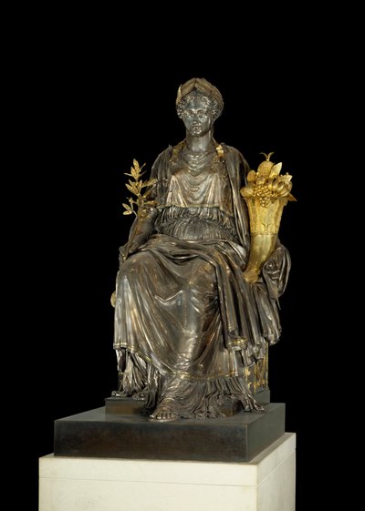 La Paix Sculpture en argent et bronze par Antoine Denis Chaudet et Louis Jean Baptiste Chéret - Antoine Denis Chaudet