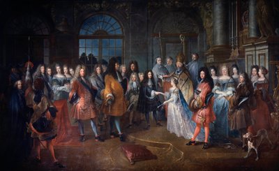 Mariage de Louis de France, duc de Bourgogne, et de Marie-Adélaïde de Savoie le 7/12/1697 - Antoine Dieu