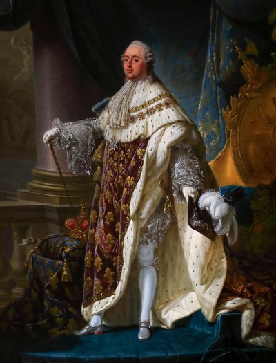 Louis XVI, en costume de couronnement - Antoine François Callet