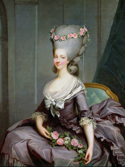 Marie-Thérèse de Savoie-Carignan (1749-92) Princesse de Lamballe - Antoine François Callet