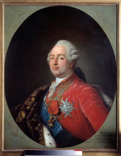 Portrait de Louis XVI (1754-1793), roi de France. Peinture de l