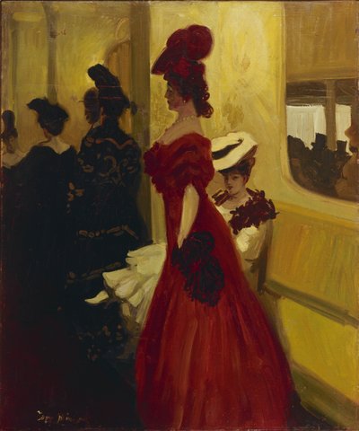 Spectatrice de la loge de théâtre - Antoine Guillaume Minartz