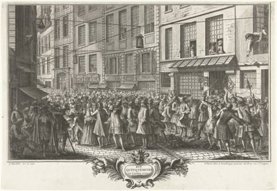 La Rue Quinquempoix, 1720 - Antoine Humblot