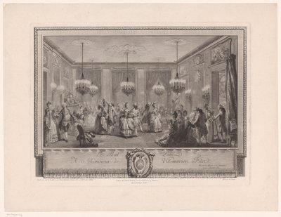 Marie Antoinette : La Reine de la Mode : Bal chez Monsieur de Villemorien (Le Bal Paré) - Antoine Jean Duclos
