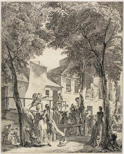 Le défilé sur le boulevard - Antoine Jean Duclos