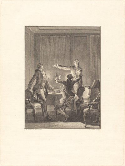 La Provocation - Antoine Jean Duclos after Jean Michel Moreau