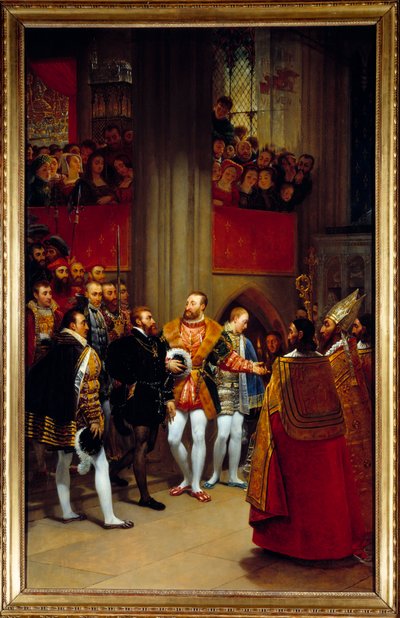 Charles V reçu par François Ier à l
