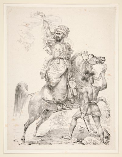 Chef des Mamelouks à Cheval - Antoine Jean Gros