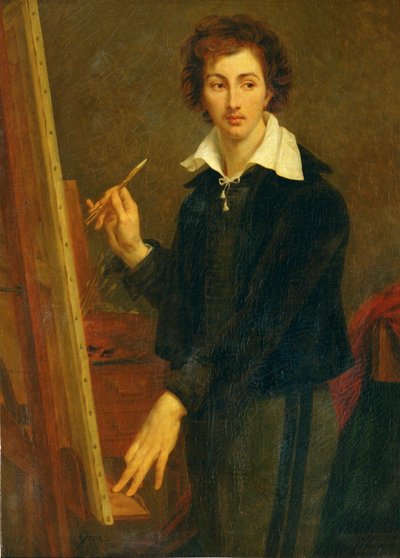 Portrait du comte Alcide e la Rivalliere, eleve de Gros ... - Antoine-Jean Gros