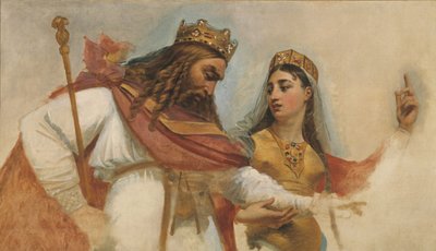 Esquisse pour le dôme du Panthéon (église Sainte-Geneviève) : Clovis et Clotilde, vers 1811 - Antoine Jean Gros