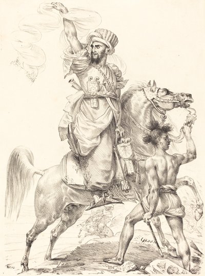 Le chef des Mamelouks à cheval - Antoine Jean Gros