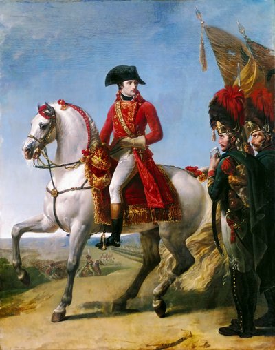 Napoléon Bonaparte, Premier Consul, passant en revue ses troupes après la bataille de Marengo - Antoine Jean Gros Baron