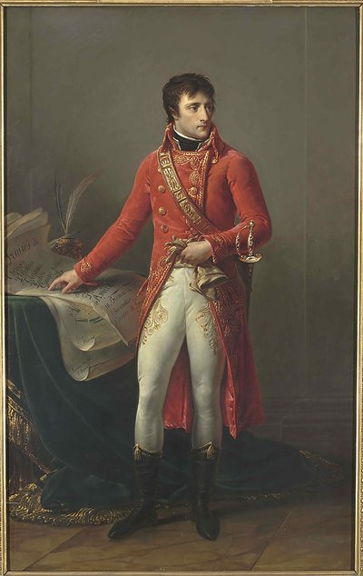 Napoléon Bonaparte en tant que Premier Consul de France - Antoine Jean Gros Baron