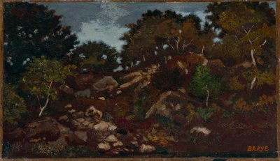 Rochers dans la forêt de Fontainebleau - Antoine Louis Barye