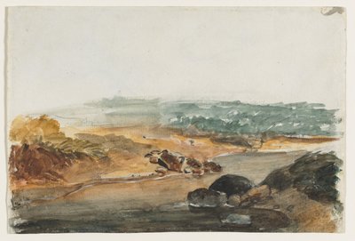 Paysage (recto) - Antoine Louis Barye