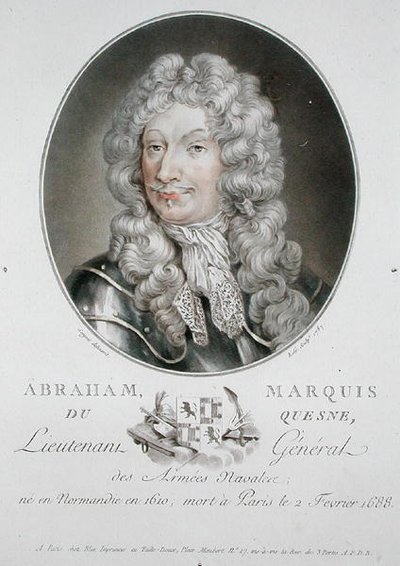Abraham (1610-88) Marquis du Quesne - Antoine Louis Francois (after) Sergent Marceau