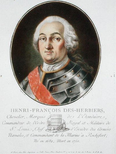 Henri-François des Herbiers (1682-1750) Marquis de l