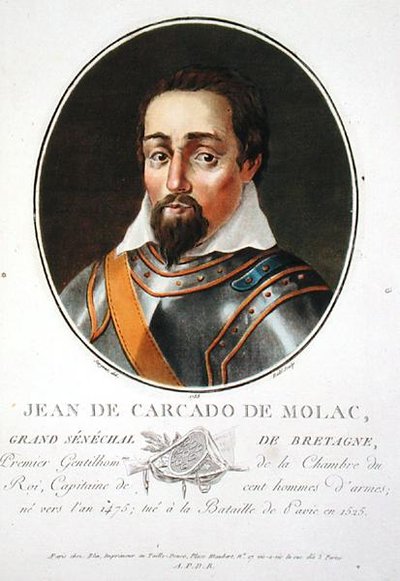 Jean de Carcado de Molac (c.1475-1525), gravé par Ride - Antoine Louis Francois (after) Sergent Marceau