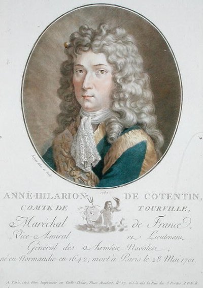 Anne-Hilarion de Cotentin (1642-1701) Comte de Tourville - Antoine Louis Francois Sergent Marceau