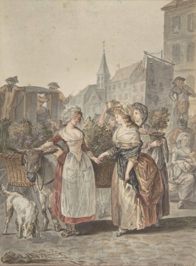 La petite marchande de fleurs - Antoine Louis Francois Sergent Marceau